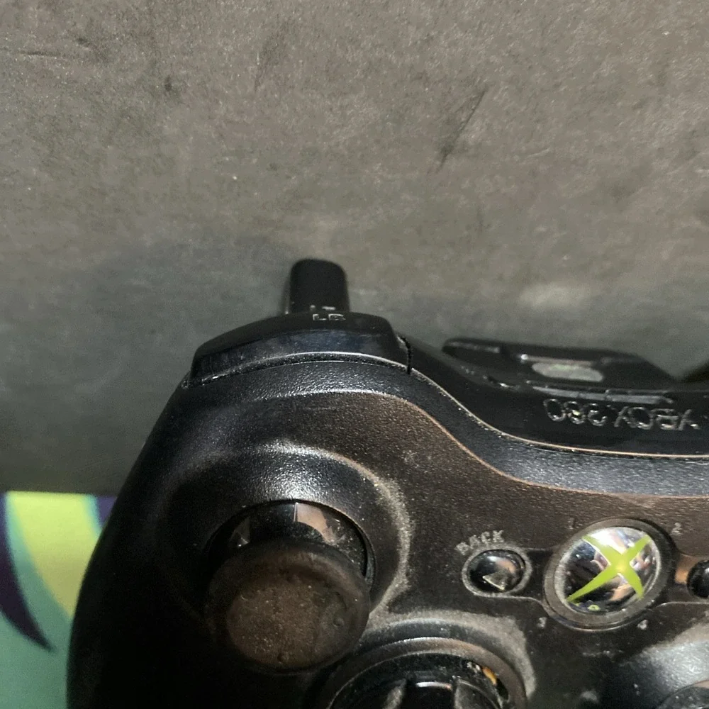 🟩 Xbox 360 Wireless Controller – Original Black Edition A1